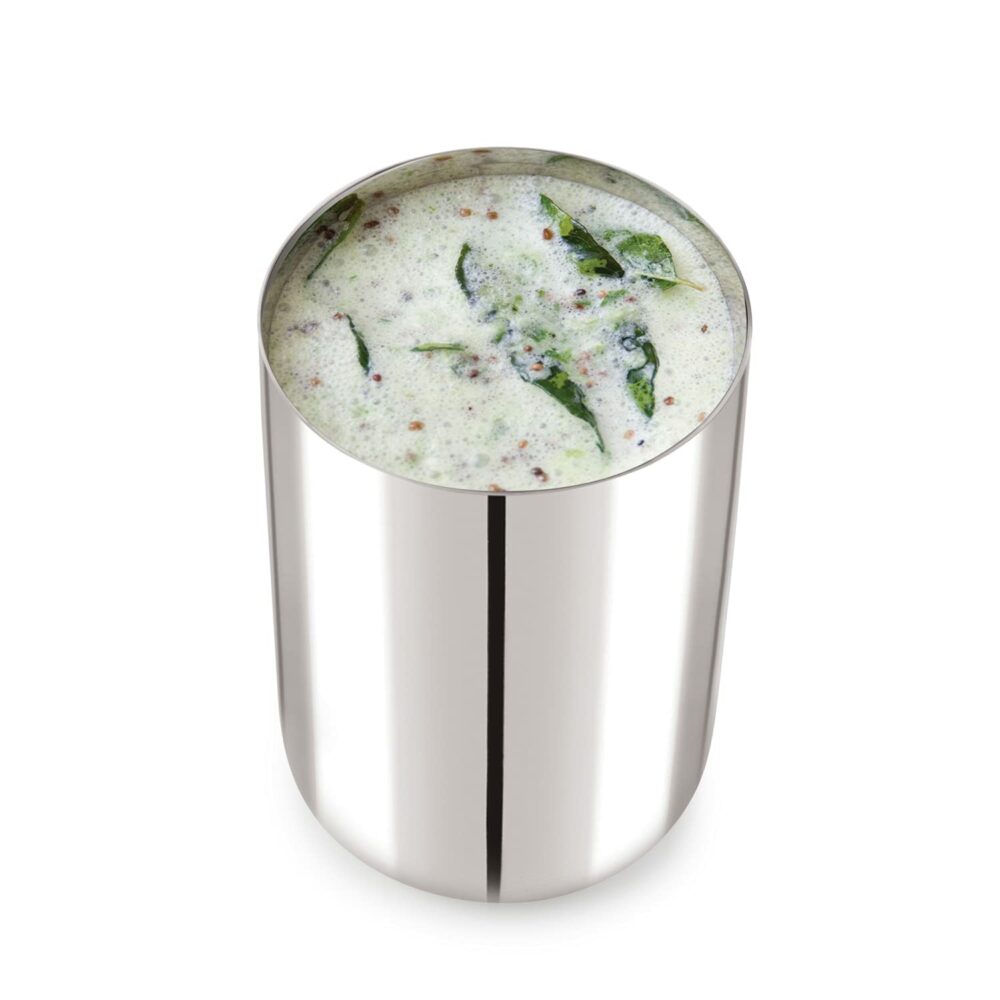 Sanskriti Exports Stainless Steel 7 22G PRM Royal Glass, 300 ml, Silver - Image 3