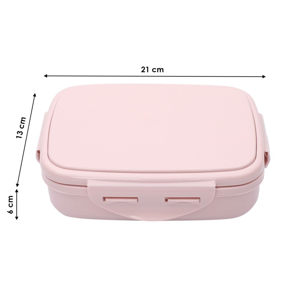 Sanskriti Exports Stainless Steel Insulated Lunch Box Wavesteel Jr. Pink, 500 ml, Airtight Tiffin Box for School Kids |Spillproof with Silicon Seal |Food Grade | BPA Free - Image 5