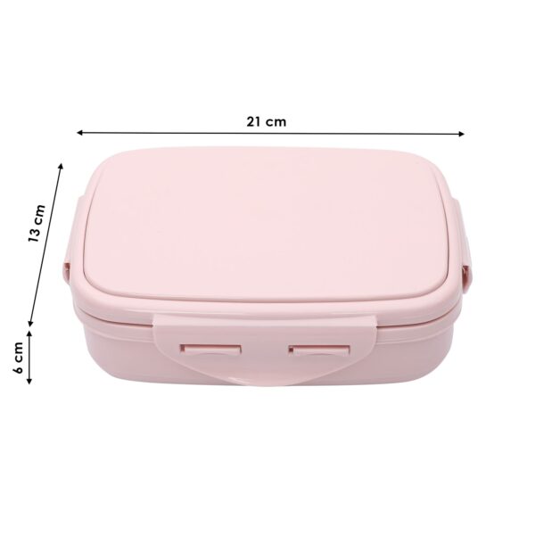 Sanskriti Exports Stainless Steel Insulated Lunch Box Wavesteel Jr. Pink, 500 ml, Airtight Tiffin Box for School Kids |Spillproof with Silicon Seal |Food Grade | BPA Free