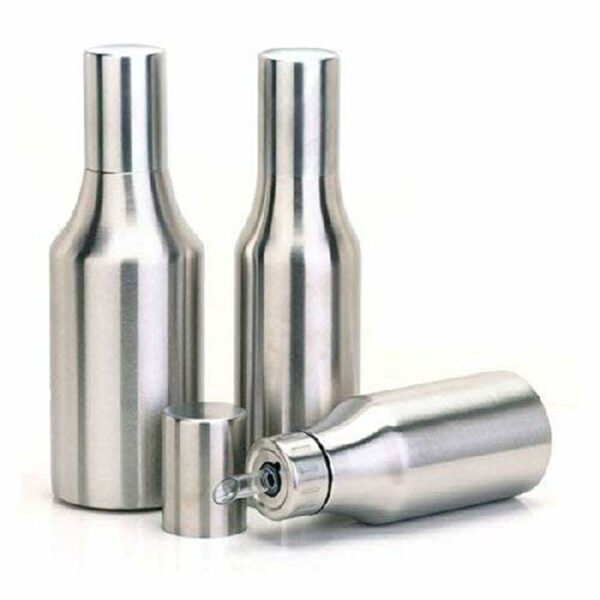 1000ml Stainless Steel Oil Dispenser Oil Pot Drop Sauce Vinegar Bottle Kitchen Supply Cruet 1 -pic