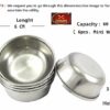 Stainless Steel Small Katori Bowls Set of 6 - 60ml Each - Image 4