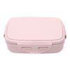 Stainless Steel Insulated Lunch Box Pink 500ml with Lid, Set of 4, Airtight Tiffin Box for School Kids, Spillproof Seal, Food Grade, BPA Free