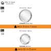 Sanskriti Exports solid Stainless Steel Shagun Dinner Set (24 Pcs Set)