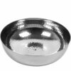 Sanskriti Exports Sandwich Bottom Heavy Gauge Stainless Steel Hammered Tasla, Without Handle Kadhai Cookware (2500 ML)