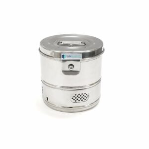 Sanskriti Exports Stainless Steel Dressing Drums, 6" X 6"