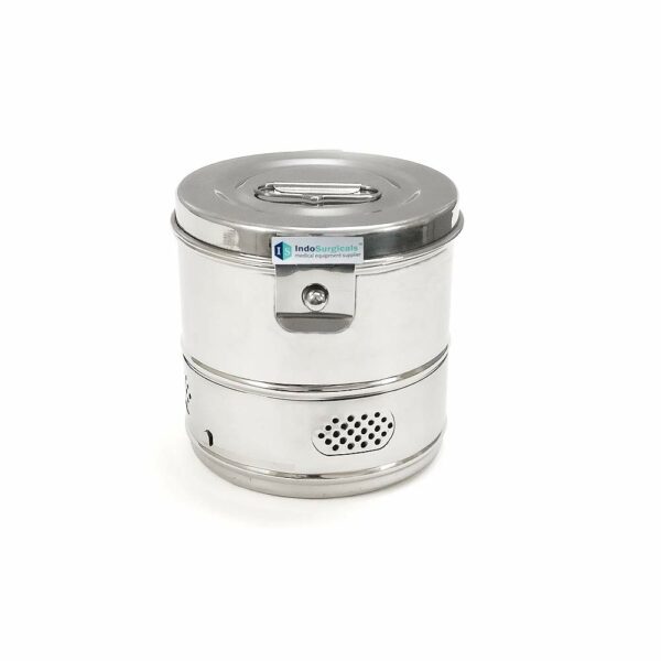 Sanskriti Exports Stainless Steel Dressing Drums, 6" X 6"