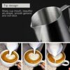 Sanskriti Exports? 1.5 Litre Stainless Steel Milk Frothing Jug | Durable Latte Art & Coffee Pitcher for Home and Caf? | Rust-Resistant, Non-Toxic, Multipurpose for Coffee, Tea, Milk, Beer