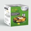 Sanskriti Exports Elfin Premium Stainless Steel Dinner Set with Mandala Laser Design- 24 PCS