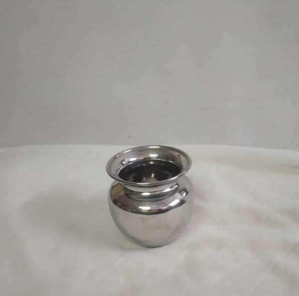 Va Sun Stainless Steel Steel Grey Lota/Kalash/Tumbler - by Sanskriti Exports (Puja Lota 750 ml)