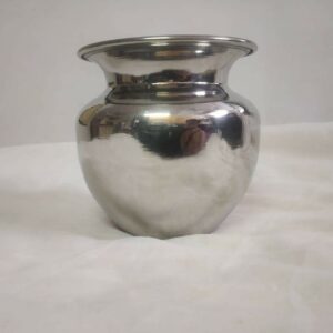 Va Sun Stainless Steel Steel Grey Lota/Kalash/Tumbler - by Sanskriti Exports (Puja Lota 750 ml)