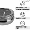 Sanskriti Exports Stainless Steel Masala Dabba Spice Box Set with Lid | Indian Kitchenware for Spice Storage | Set of 4 Containers | 1300 ML Capacity - Image 4