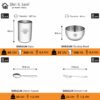 Stainless Steel Dinner Set, 50 Pieces, Shagun Design - Image 3