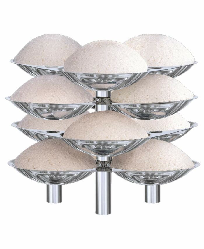 Hawkins Stainless Steel Idli Stand - 12 Idlis, (For 5 Litre and bigger Pressure Cooker), Silver (SSID5)