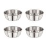 Stainless Steel 150ml Bowl Set of 4 with Lid
