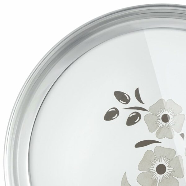 Sanskriti Exports Plate Set | Stainless Steel | Set of 6 | 12 Inches - Image 5