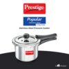 Prestige Svachh Popular Spillage Control Stainless Steel Outer Lid Pressure Cooker,1 5 Liter(Silver)