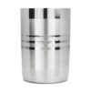 Stainless Steel Glass Tumbler Set of 6 with Lid for Drinking and Serving - Image 3