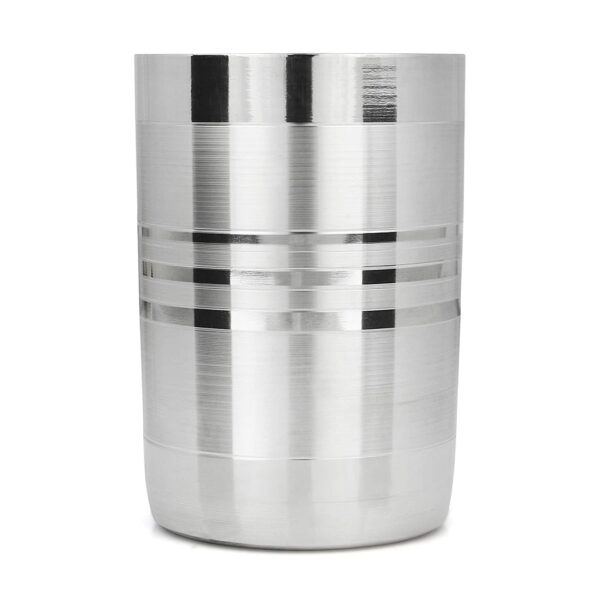 Sanskriti Exports Stainless Steel Glass/Tumbler Set of 6 | Tableware Drinking & Serving Glass (310ml) (6pc Set, 310ml)
