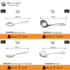Stainless Steel 101-Piece Dinner Set with Traditional Indian Kitchenware Design - Image 5