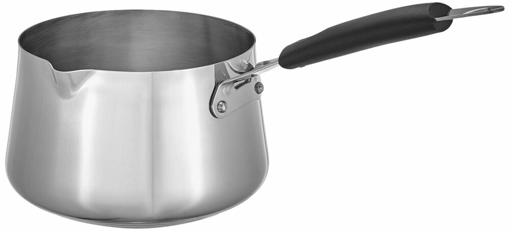 Sanskriti Exports Stainless Steel T Pan, Induction Base, 1.5 Litre