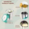 Stainless Steel Travel Coffee Mug with Straw and Lid, 400ml, Set of 1, for Tea, Coffee, and Drinking