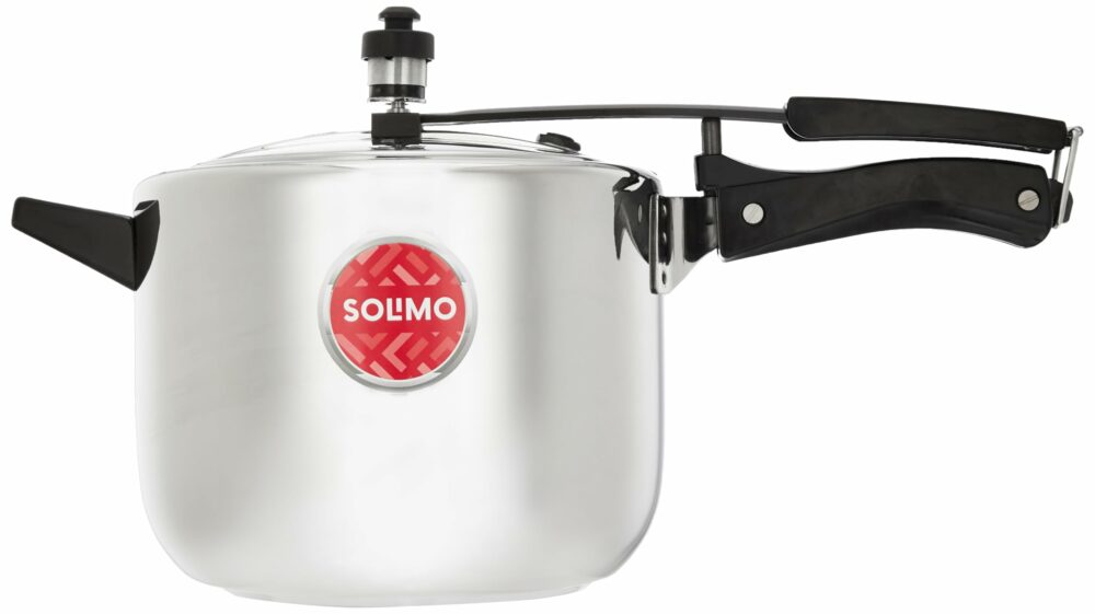 Sanskriti Exports Sleek Stainless Steel Induction Bottom Pressure Cooker - 5 Liter (Inner Lid) - Image 5