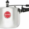 Sanskriti Exports Sleek Stainless Steel Induction Bottom Pressure Cooker - 5 Liter (Inner Lid)