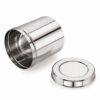 Sanskriti Exports Stainless Steel Silver 22 Gauge Deep Dabba/Storage Container 1400 ml, 1 Pcs, Ideal for Storing Grains, Snacks, Leftovers, Perfect for Daily Use, Easy to Clean.