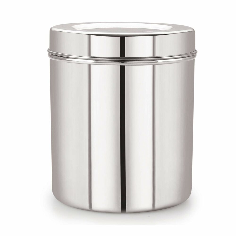 Sanskriti Exports Stainless Steel 22 Gauge Deep Dabba - 2600 ml, 1 Piece, Silver - Food Storage Container, Ideal for Storing Grains, Snacks, Leftovers, Perfect for Daily Use, Easy to Clean - Image 3