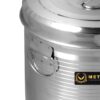 Sanskriti Exports Stainless Steel Drum for Food Storage | Large Kitchen Container with Handle for Rice, Flour, Atta | 50 KG Capacity - Image 3