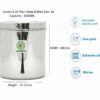 Stainless Steel Storage Containers for Kitchen | Deep Dabba for Storing Tea, Coffee and Pulses | Multipurpose Canisters Ubha Dabba | Set of 1 | 3 Litre