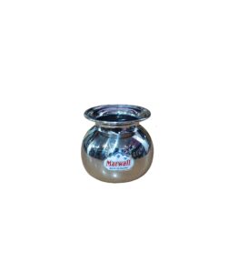 Sanskriti Exports Stainless Steel Pooja/Multipurpose Lota-150ml (Round)