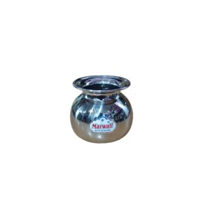 Sanskriti Exports Stainless Steel Pooja/Multipurpose Lota-150ml (Round)