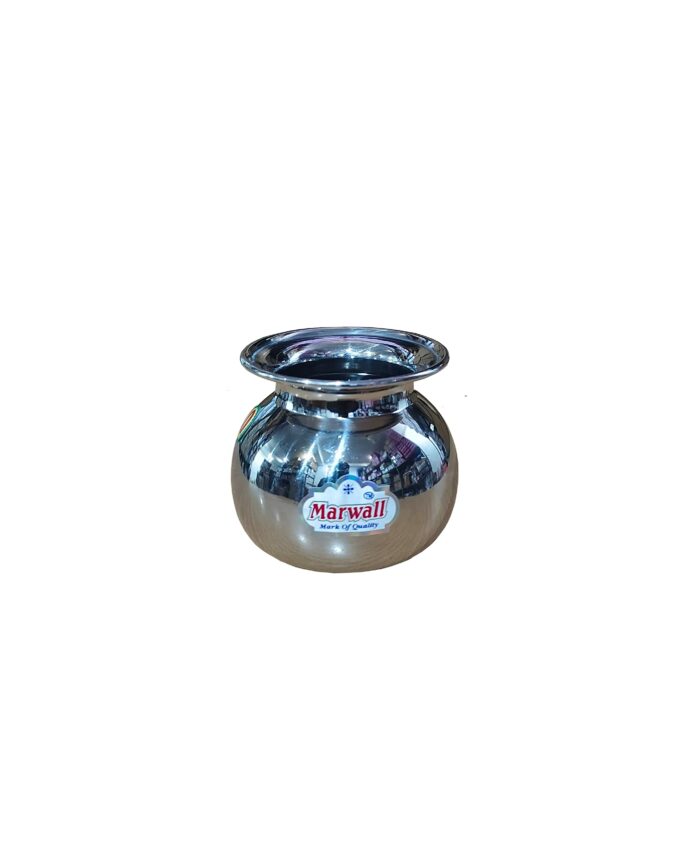 Sanskriti Exports Stainless Steel Pooja/Multipurpose Lota-150ml (Round)