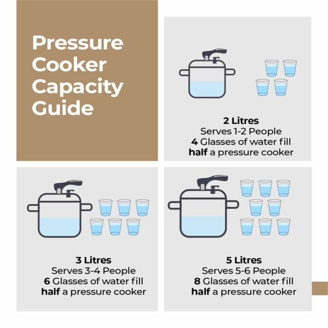 Lifelong Stainless Steel Pressure Cooker 2L | Induction & Gas Stove Compatible with Outer Lid, ISI Certified & Lock System |Safe & Durable Kitchen Essential with 5 Years Warranty (Silver)