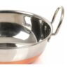 Sanskriti Exports Set of 5 Copper Bottom Stainless Steel Handi Set/Cookware Set with Lid (Capacity : 0 5 LTR, 0 75 LTR, 1 LTR, 1 5 LTR, 2 LTR) Cookware Set