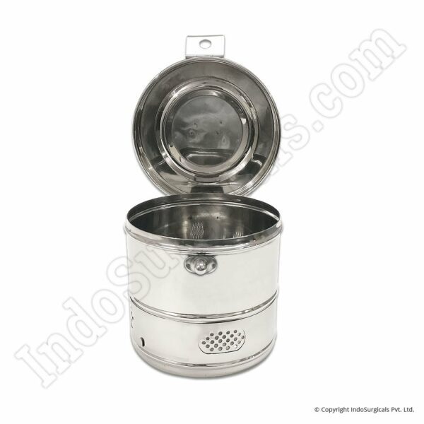 Sanskriti Exports Stainless Steel Dressing Drums, 6" X 6"
