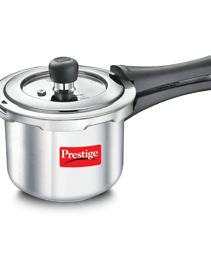 Prestige Svachh Popular Spillage Control Stainless Steel Outer Lid Pressure Cooker,1 5 Liter(Silver)