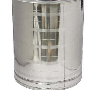 Sanskriti Exports Stainless Steel Corrosion Resistant Drum for Storing Water/Any Item (15 L)