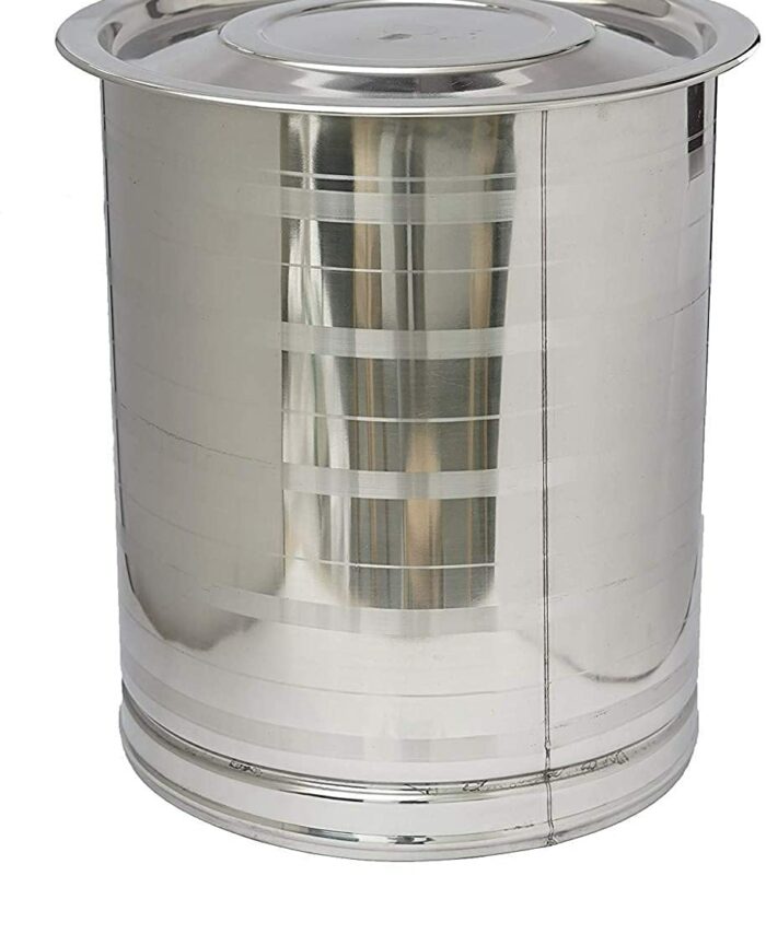 Sanskriti Exports Stainless Steel Corrosion Resistant Drum for Storing Water/Any Item (15 L)