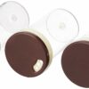 Sanskriti Exports - Plastic Revolving Spice Rack Set of 16 Pieces, (Dark Brown, Standard Size)