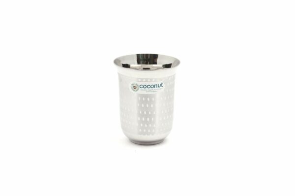 Stainless Steel - A18 Glass | for Home, Office & Restaurant Drinkware, Ideal for Serving Lassi, Chaas, Water, Juice & Lemonade Pack of 6 (Capacity-250ml Each) - Image 2