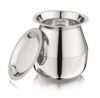 Sanskriti Exports Stainless Steel Food Storage Jars & Containers|Lota, Kalash, Chambu, Tumbler|Drinking, Storing & Serving|Amrit Lota with Lid|750ml x 1pc