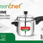 Sanskriti Exports Shine outer lid Stainless steel Pressure cooker 3 litre Induction Compatible - ISI Certified - Image 3
