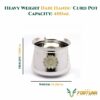 Stainless Steel Biryani Handi Set with Lid and Milk Pot, Heavy Weight Dahi Handi for Cooking, Set of 2