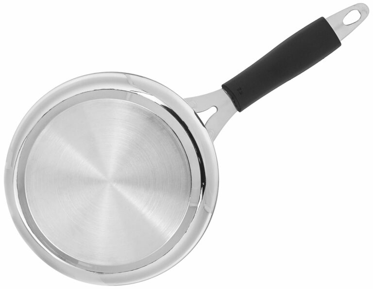 Sanskriti Exports Stainless Steel T Pan, Induction Base, 1.5 Litre
