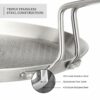 Sanskriti Exports Triply Stainless Steel Tawa 28 cm Diameter with Honeycomb Design (Induction Friendly)