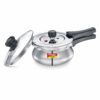 Prestige Deluxe Alpha Svachh Stainless Steel Pressure Cooker 1.5L With Glass Lid (With Deep Lid For Spillage Control)