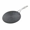 Sanskriti Exports Hard Anodised Non Stick Aluminium Roti Tawa with Stainless Steel Handle | Chapati Tawa | Nonstick Dosa Tawa | Tawa Pan Big Size | Tawa Induction Base, 26 cm, Black