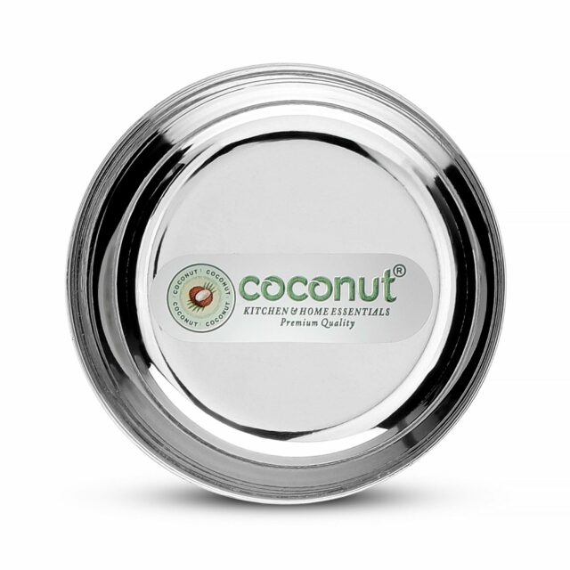 Stainless Steel ? Sada Bowl/Vati/Katori C35 ? Set of 6, 100 ML Each ? Small Size Serving Bowls for Kitchen ? Ideal for Curd, Raita, Chutney, Dal & Dessert ? Durable & Rust-Resistant